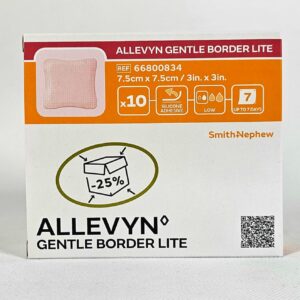 Allevyn Gentle Border Lite 7.5* 7.5cm 1pc